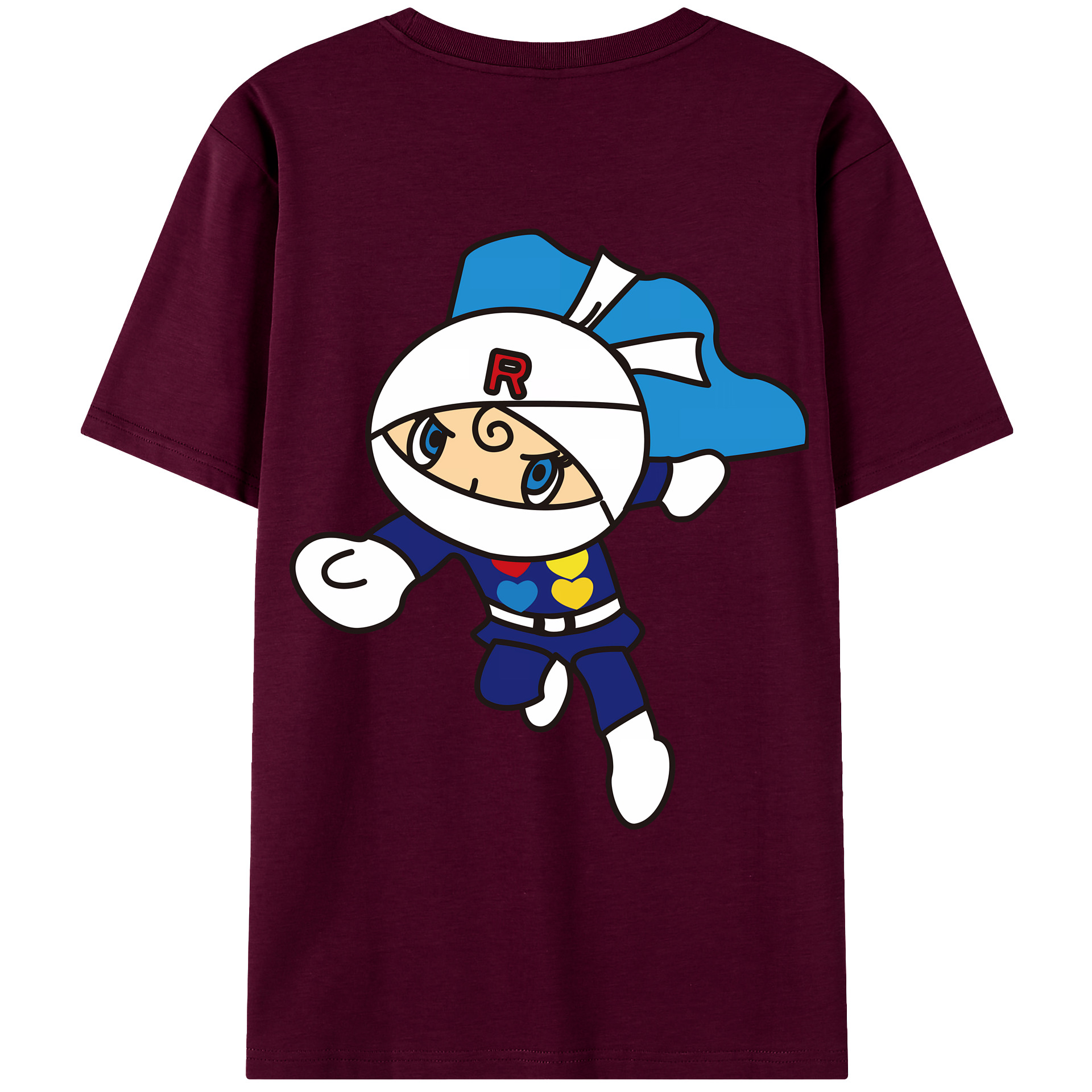 （画像用） アンパンマン Anpanman レディース半袖Tシャツ(バックプリント)